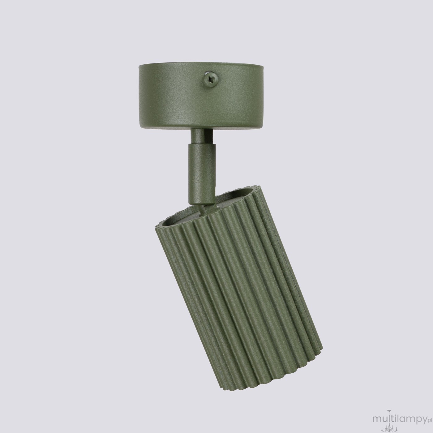 Karbon lampa sufitowa spot GU10 zielona oliwkowa SL.1915