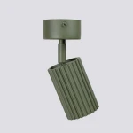 Karbon lampa sufitowa spot GU10 zielona oliwkowa SL.1915