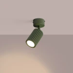 Karbon lampa sufitowa spot GU10 oliwka SL.1915