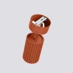 Karbon lampa sufitowa spot GU10 ochra czerwona SL.1916