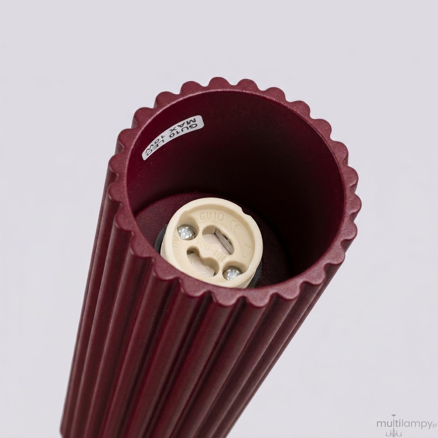 Karbon 10 lampa sufitowa GU10 burgund SL.1917
