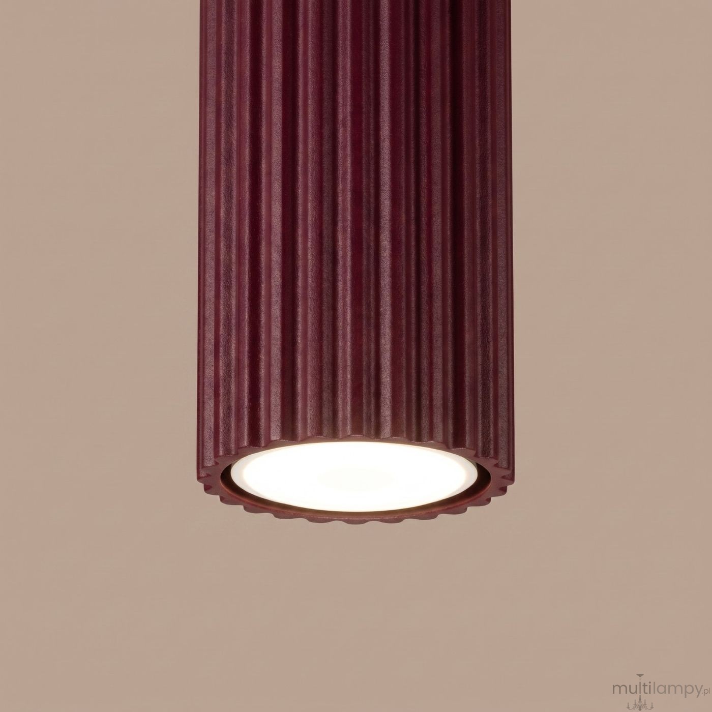 Karbon 10 lampa sufitowa GU10 burgund SL.1917