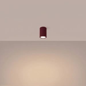 Karbon 10 lampa sufitowa GU10 burgund SL.1917