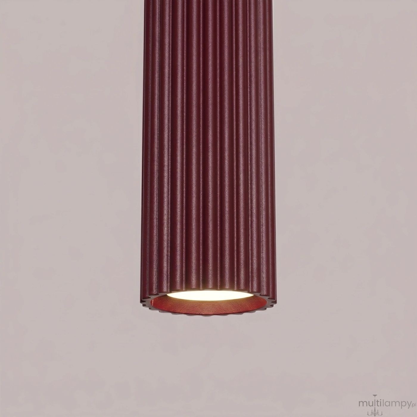 Karbon 1 lampa wisząca GU10 burgund SL.1918