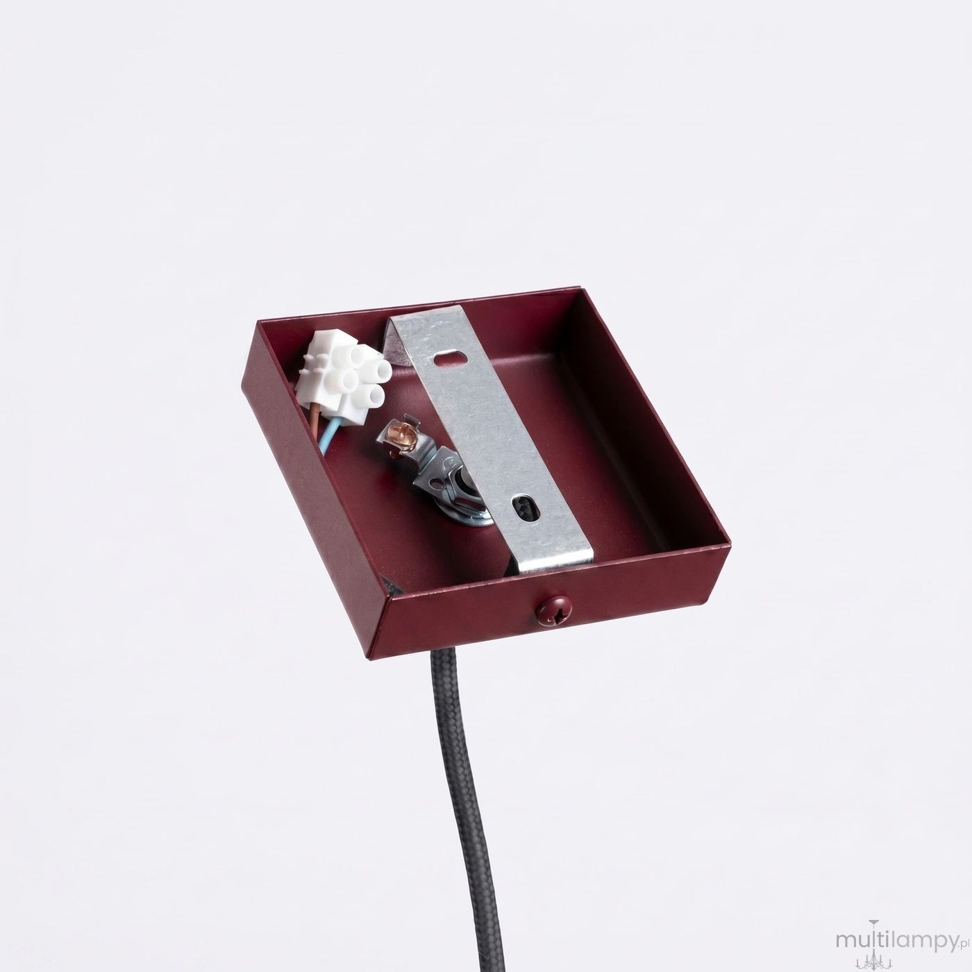 Karbon 1 lampa wisząca GU10 burgund SL.1918