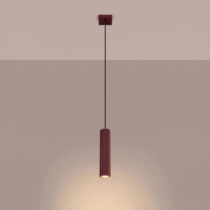 Karbon 1 lampa wisząca GU10 burgund SL.1918