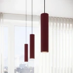 Karbon 1 lampa wisząca GU10 burgund SL.1918