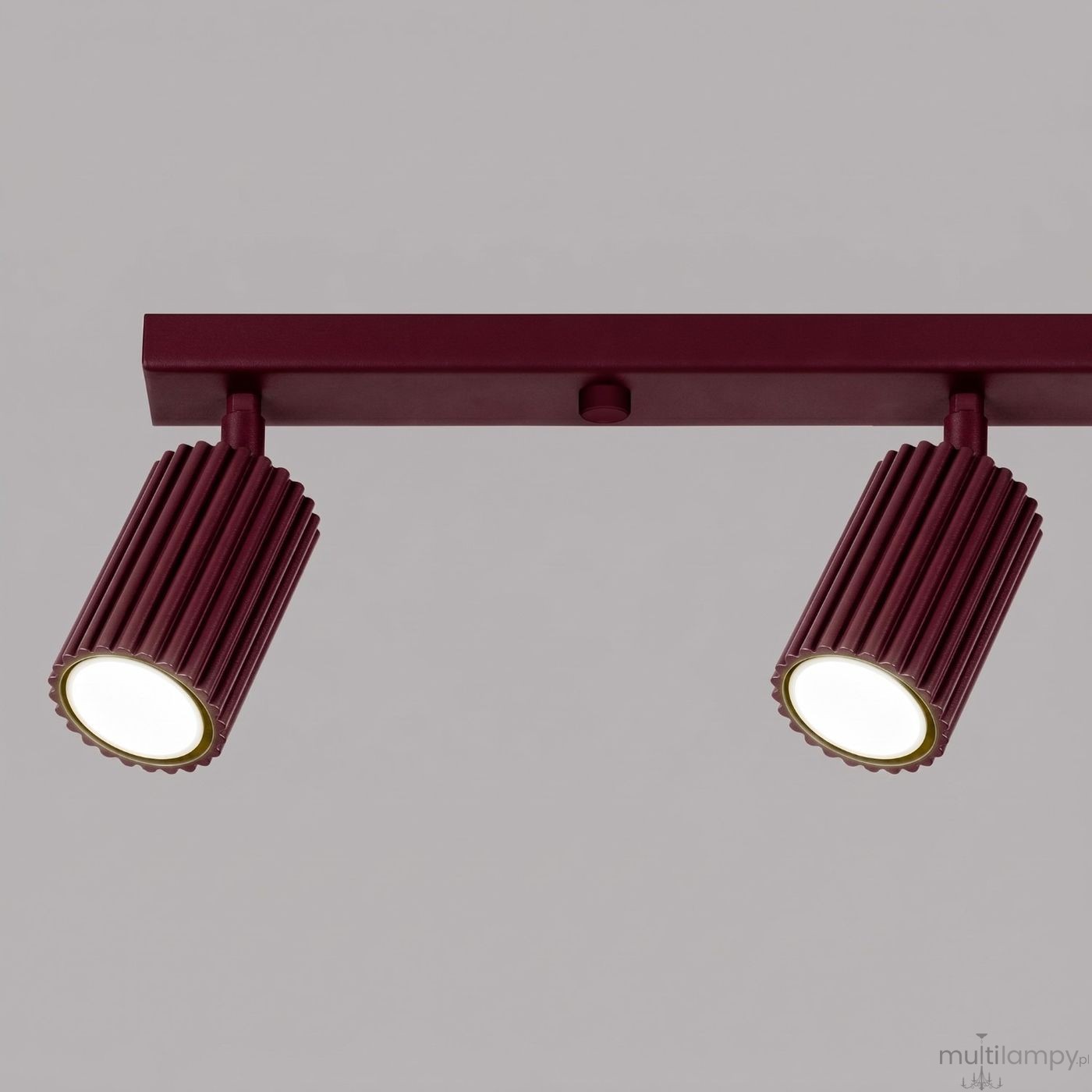 Karbon L lampa sufitowa spot 4xGU10 burgund SL.1924