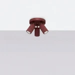 Karbon lampa sufitowa spot 3xGU10 burgund SL.1928