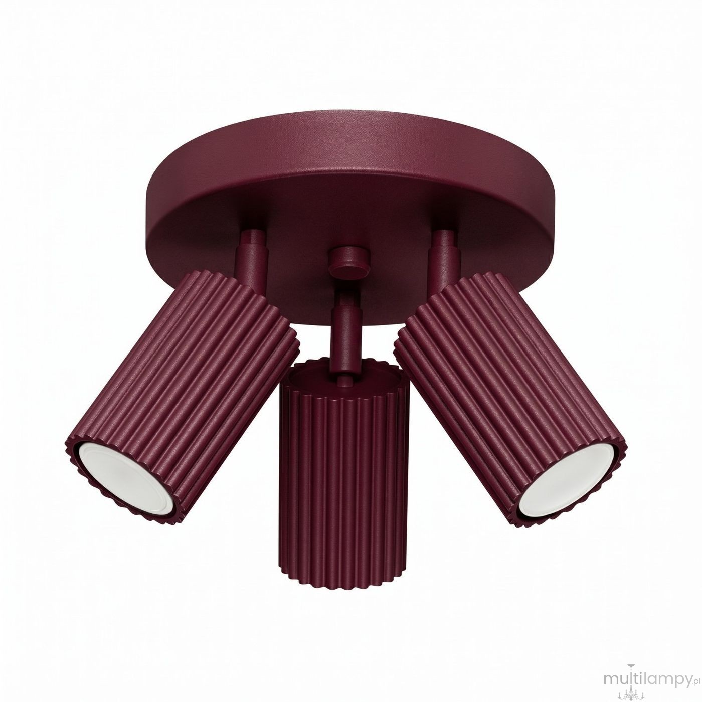 Karbon lampa sufitowa spot 3xGU10 burgund SL.1928
