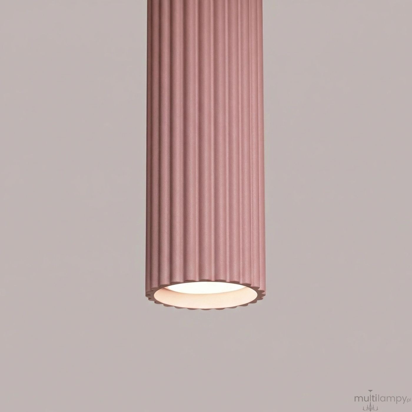 Karbon 1 lampa wisząca GU10 różowa SL.1931