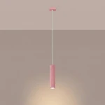 Karbon 1 lampa wisząca GU10 różowa SL.1931