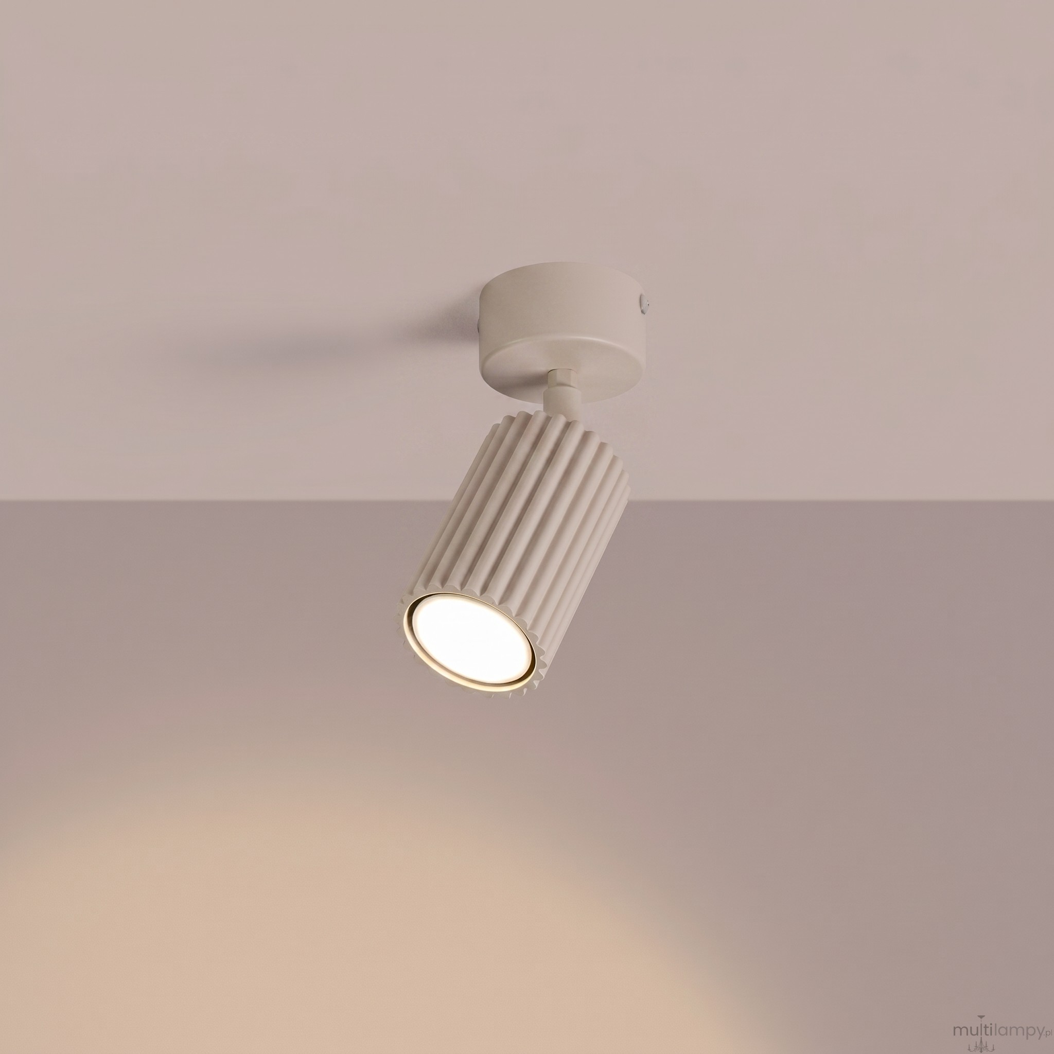 Karbon lampa sufitowa spot GU10 taupe SL.2008