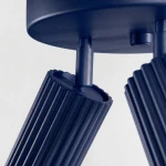 Karbon lampa sufitowa spot 3xGU10 ultramaryna SL.2323