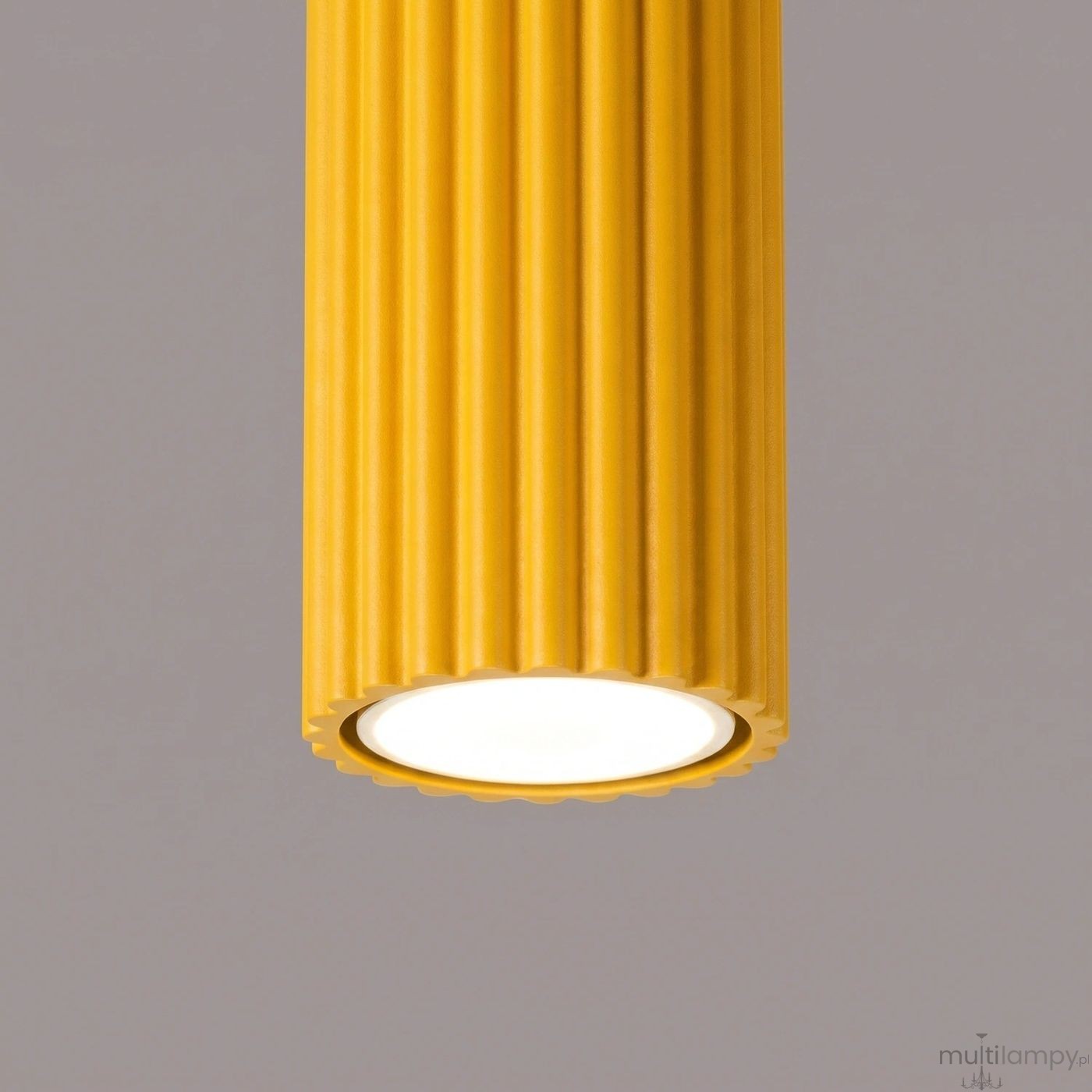 Karbon 10 lampa sufitowa 1xGU10 żółta SL.2329