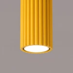 Karbon 10 lampa sufitowa 1xGU10 żółta SL.2329