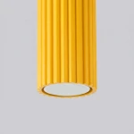 Karbon 10 lampa sufitowa 1xGU10 żółta SL.2329