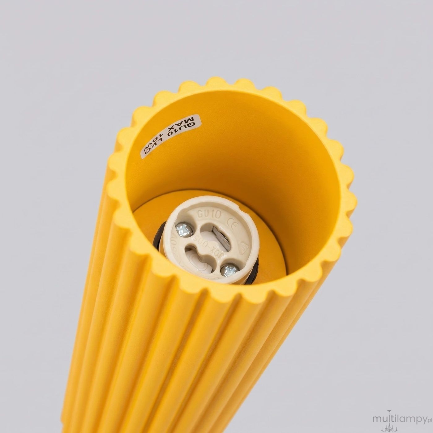 Karbon 10 lampa sufitowa 1xGU10 żółta SL.2329