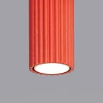 Karbon 10 lampa sufitowa 1xGU10 czerwona SL.2330