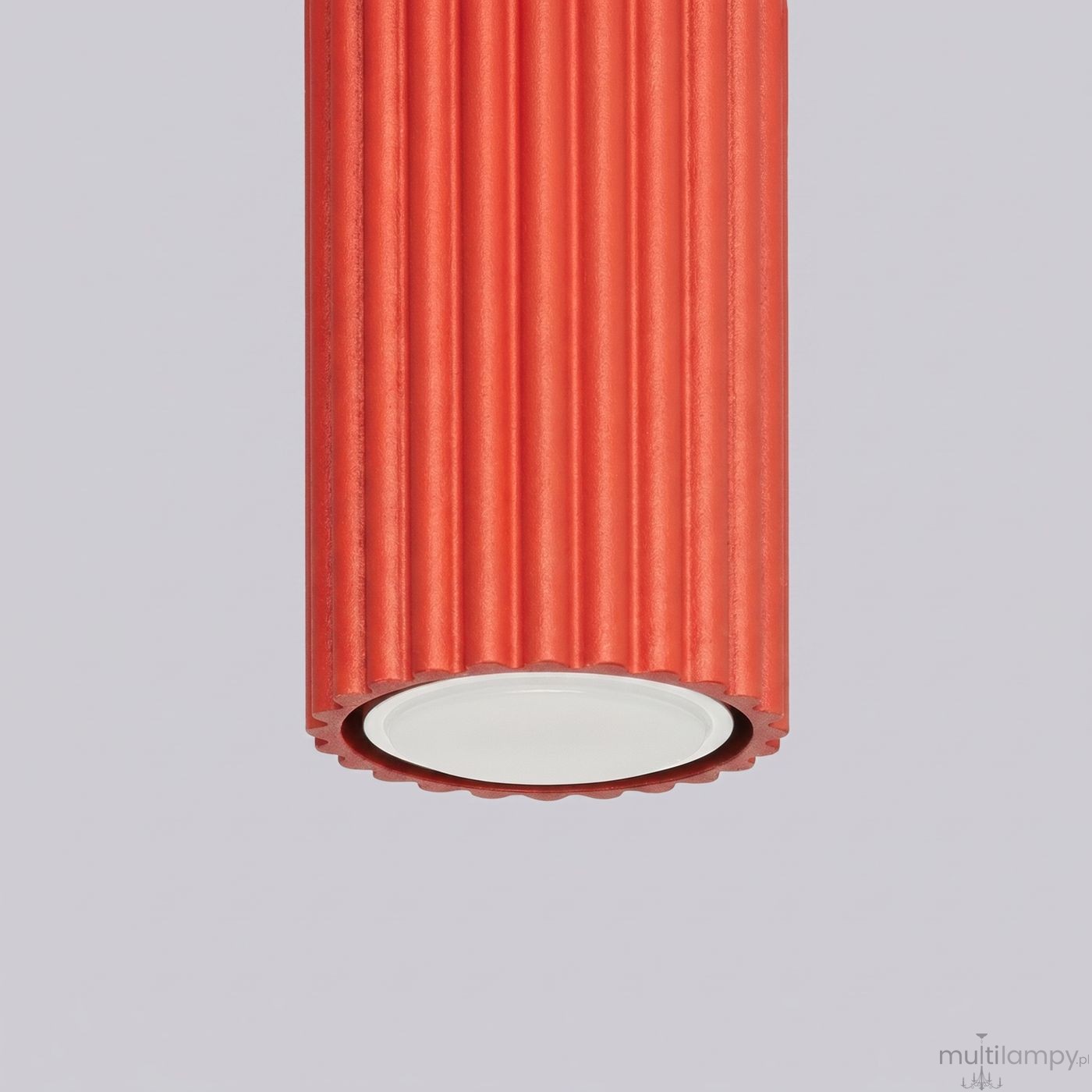 Karbon 10 lampa sufitowa 1xGU10 czerwona SL.2330