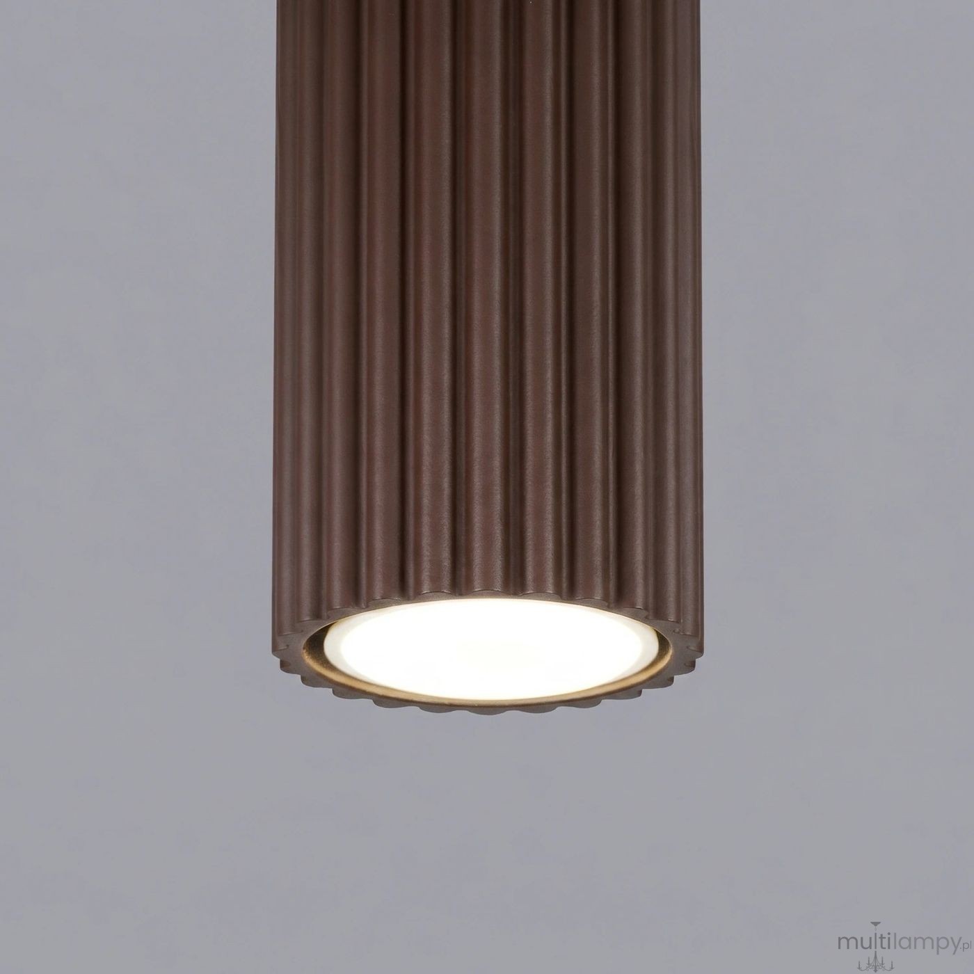 Karbon 10 lampa sufitowa 1xGU10 brązowa SL.2331