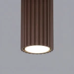 Karbon 10 lampa sufitowa 1xGU10 brązowa SL.2331