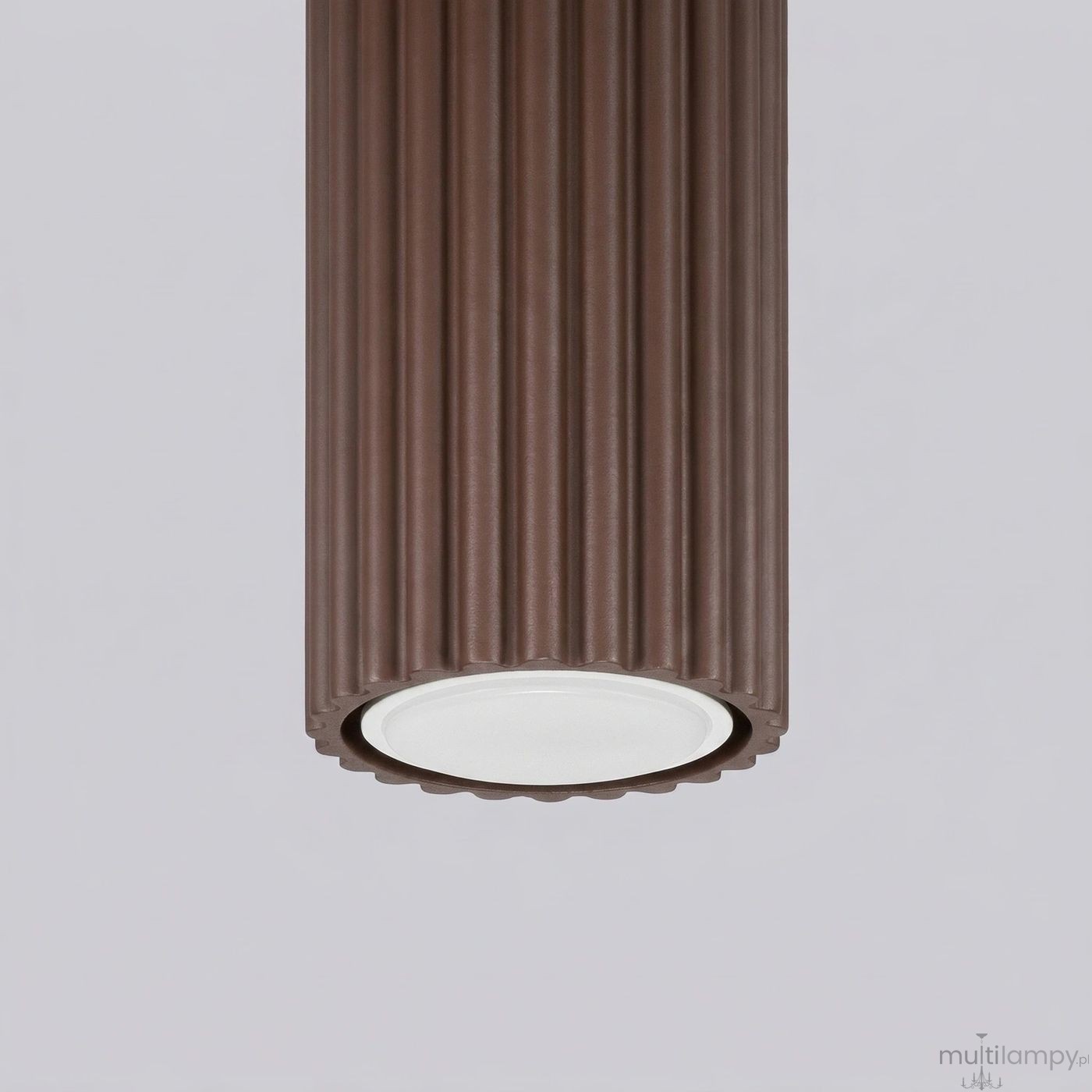 Karbon 10 lampa sufitowa 1xGU10 brązowa SL.2331