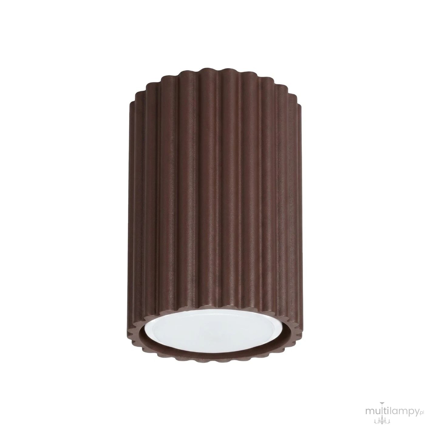 Karbon 10 lampa sufitowa 1xGU10 brązowa SL.2331
