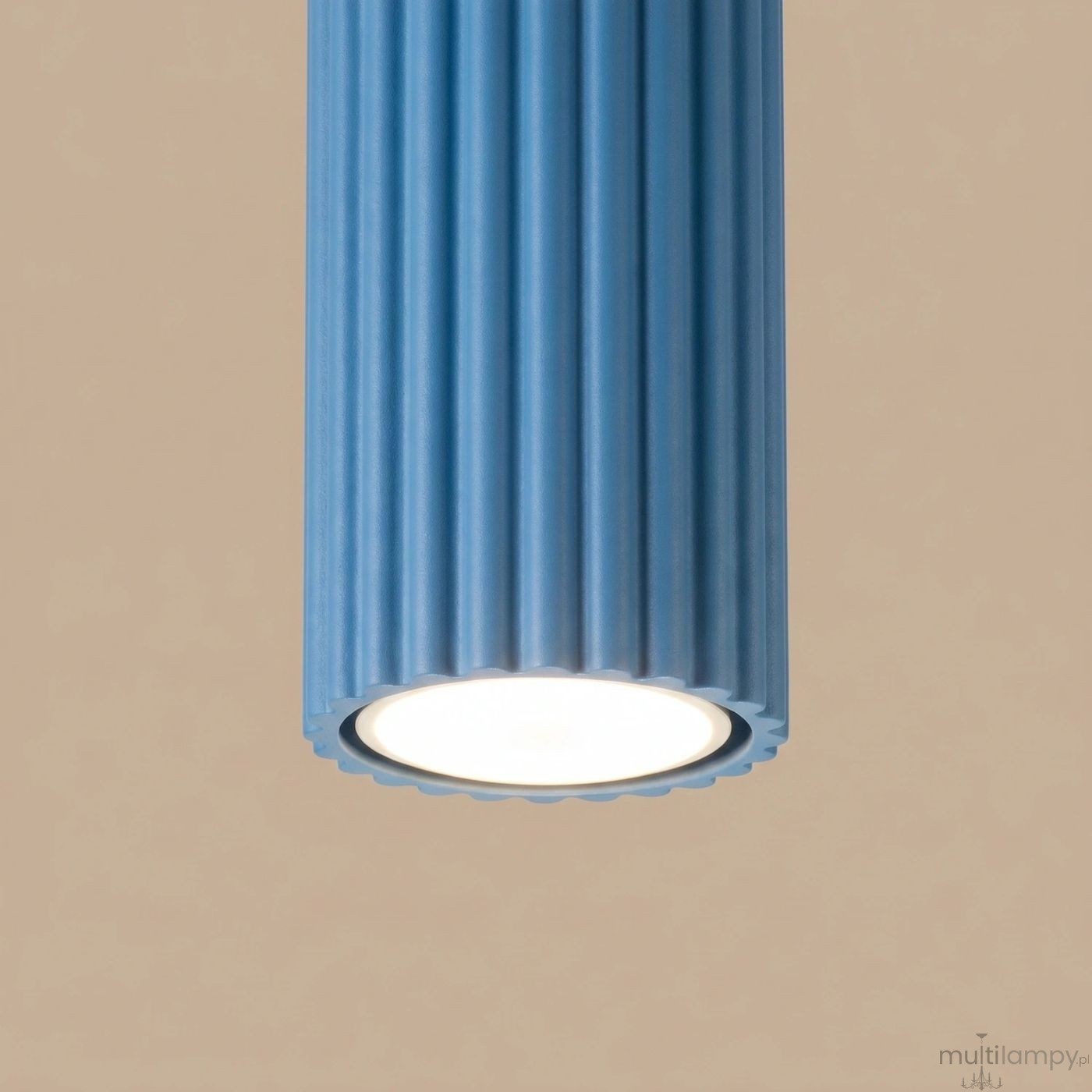 Karbon 10 lampa sufitowa 1xGU10 błękitna SL.2332