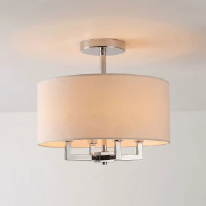 Lille lampa sufitowa 4xE14 nikiel/biały C04944NI