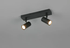Taryn lampa sufitowa spot 2xGU10 czarna R86852032