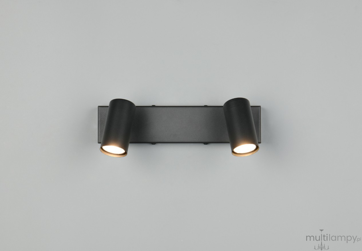 Taryn lampa sufitowa spot 2xGU10 czarna R86852032
