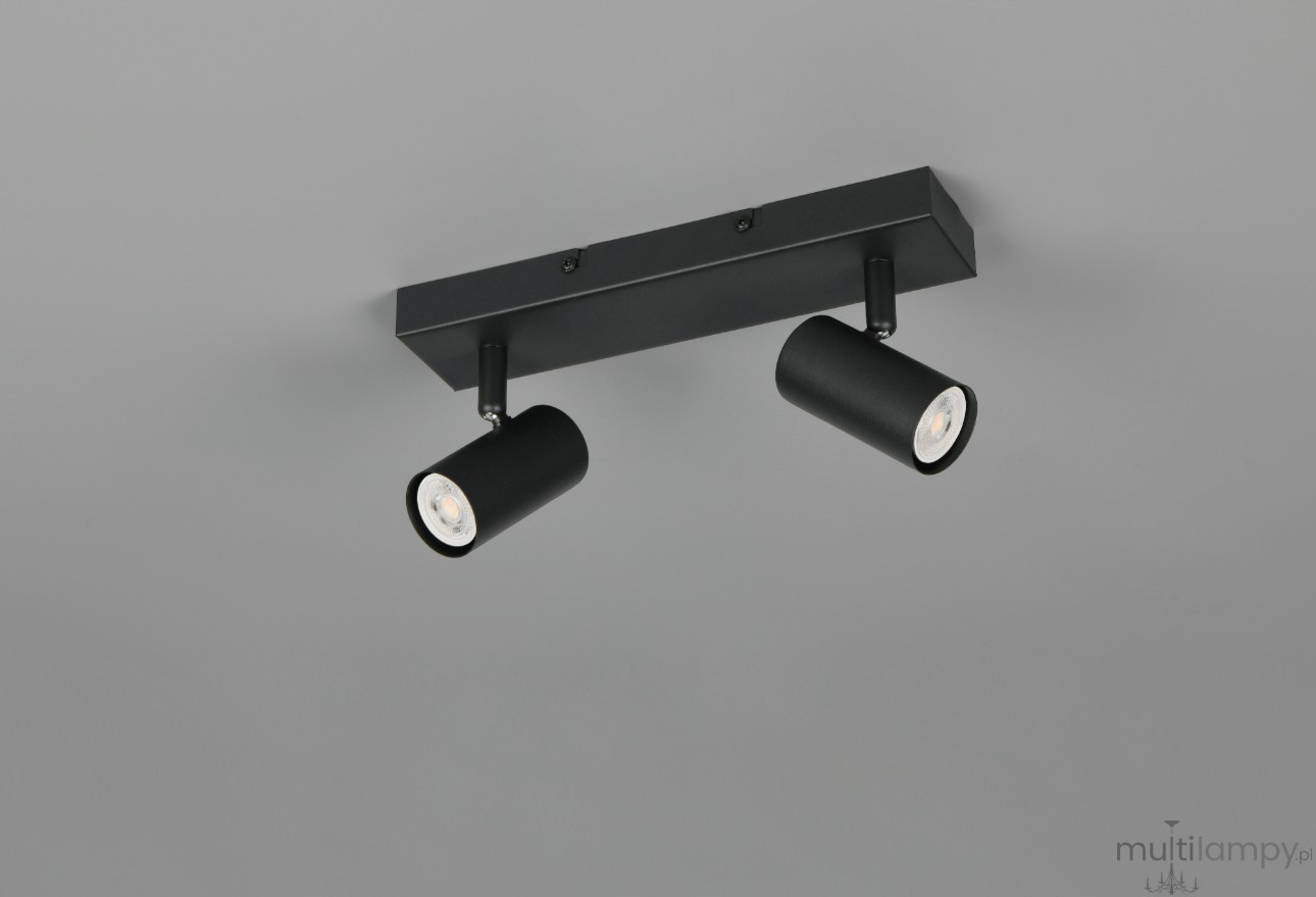 Taryn lampa sufitowa spot 2xGU10 czarna R86852032