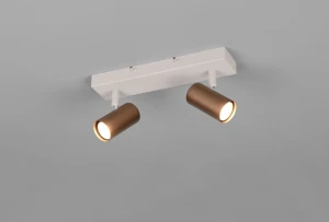 Taryn lampa sufitowa spot 2xGU10 szara kawowa R86852065