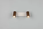 Taryn lampa sufitowa spot 2xGU10 szara kawowa R86852065