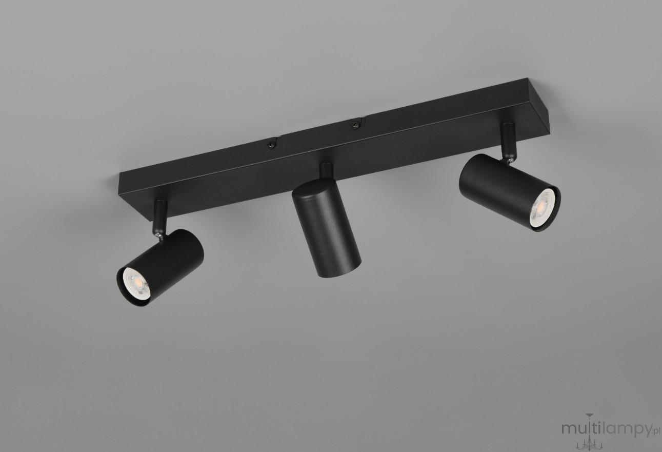 Taryn lampa sufitowa spot 3xGU10 czarna R86853032
