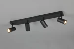 Taryn lampa sufitowa spot 4xGU10 czarna R86854032