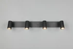 Taryn lampa sufitowa spot 4xGU10 czarna R86854032