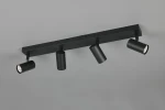Taryn lampa sufitowa spot 4xGU10 czarna R86854032