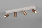 Taryn lampa sufitowa spot 4xGU10 szara kawowa R86854065