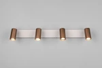 Taryn lampa sufitowa spot 4xGU10 szara kawowa R86854065