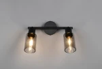 Mars lampa sufitowa spot 2xE14 czarna R80012032