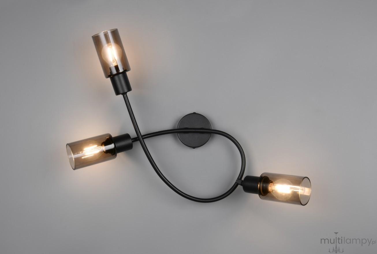 Mars lampa sufitowa spot 3xE14 czarna R80013932