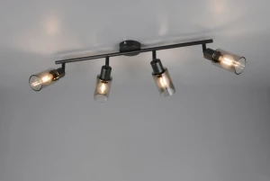 Mars lampa sufitowa spot 4xE14 czarna R80014032