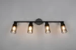 Mars lampa sufitowa spot 4xE14 czarna R80014032