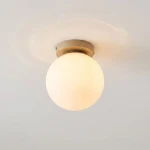 Bali lampa sufitowa E27 beż złoto