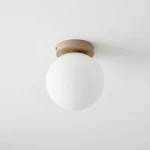 Bali lampa sufitowa E27 beżowa złota