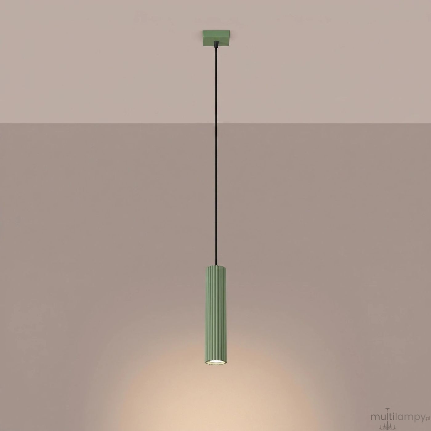 Karbon 1 lampa wisząca GU10 szałwia SL.2333