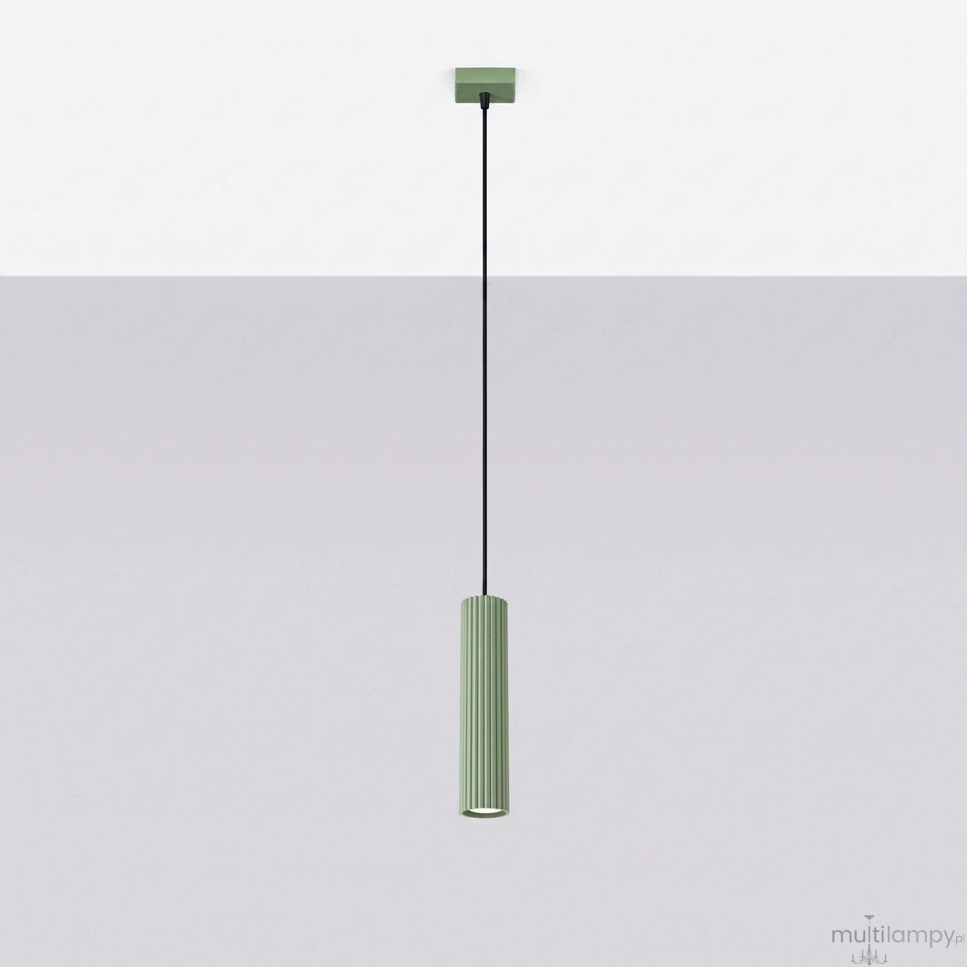 Karbon 1 lampa wisząca GU10 szałwia SL.2333