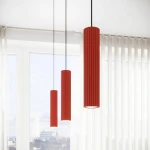 Karbon 1 lampa wisząca GU10 czerwona SL.2335